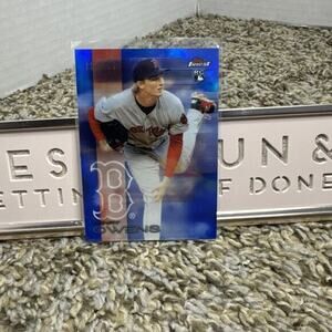 2016 Topps Finest - Henry Owens #75 Blue Refractor /150 (RC)